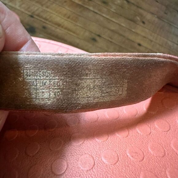 Vionic pink sequin strappy ortho comfortable size 9.5 sandals - Picture 4 of 5